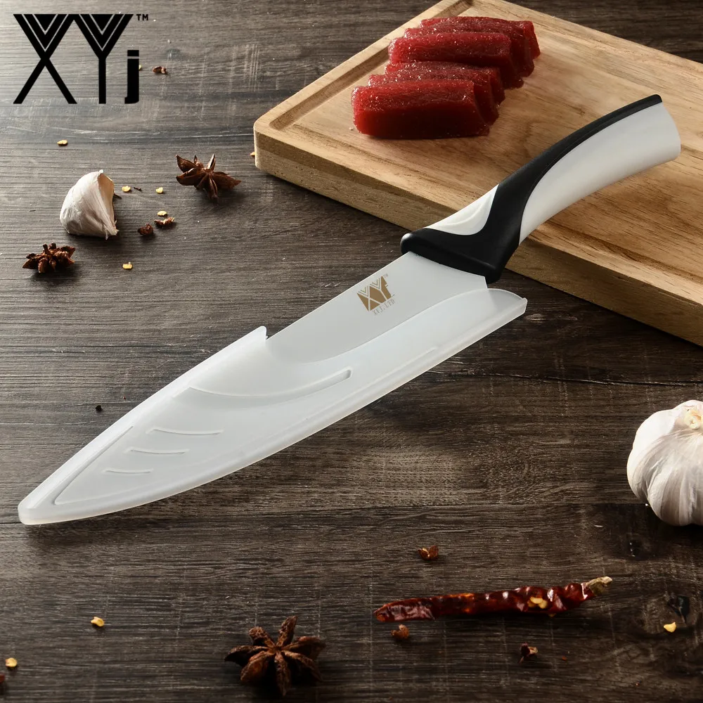 XYj 8 inch Kitchen Knife Gift Stainless Steel Accessories Sharp durable White Blade Chef For Sale | Дом и сад