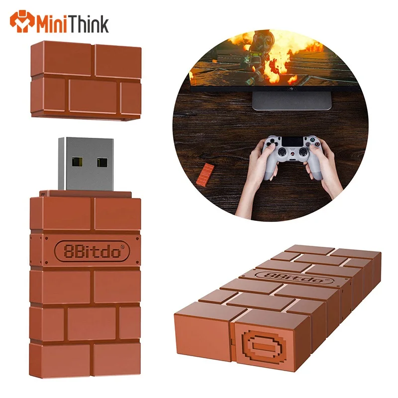 Беспроводной USB Bluetooth ресивер 8Bitdo адаптер для Nintendo Switch Pro Joy con PC Mac Xone S bluetooth