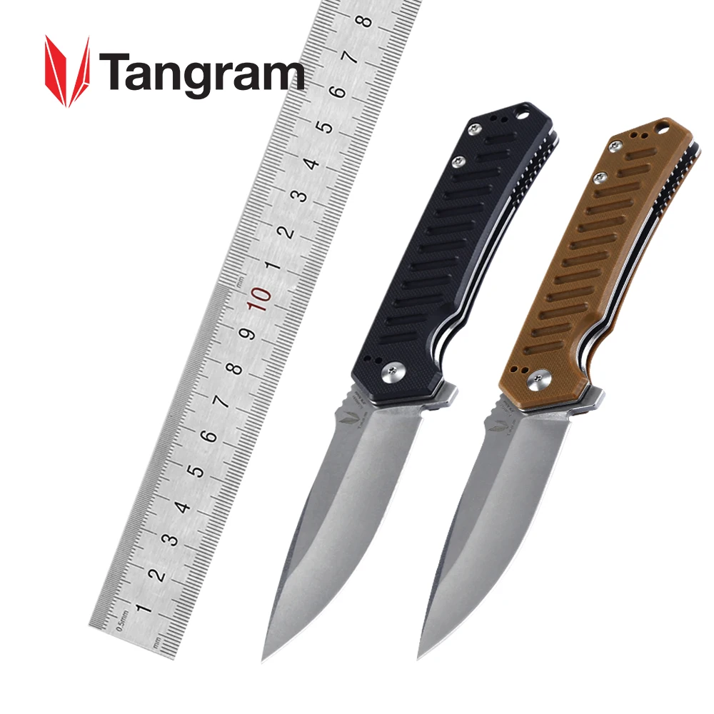 Тактический нож для выживания от Tangram из стали 440с с шарикоподшипником полезный