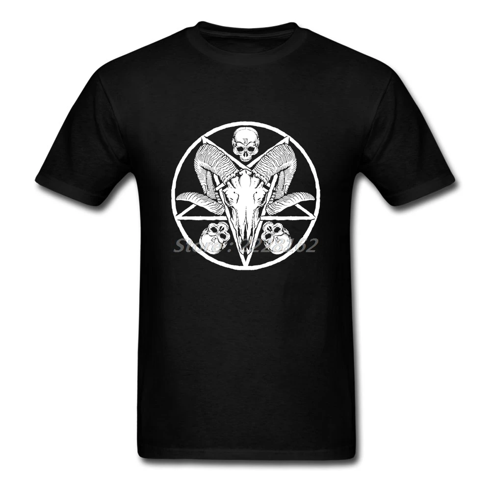 Мужская футболка для фитнеса с 3D принтом Baphomet пентаграммой футболки DIY Camisetas