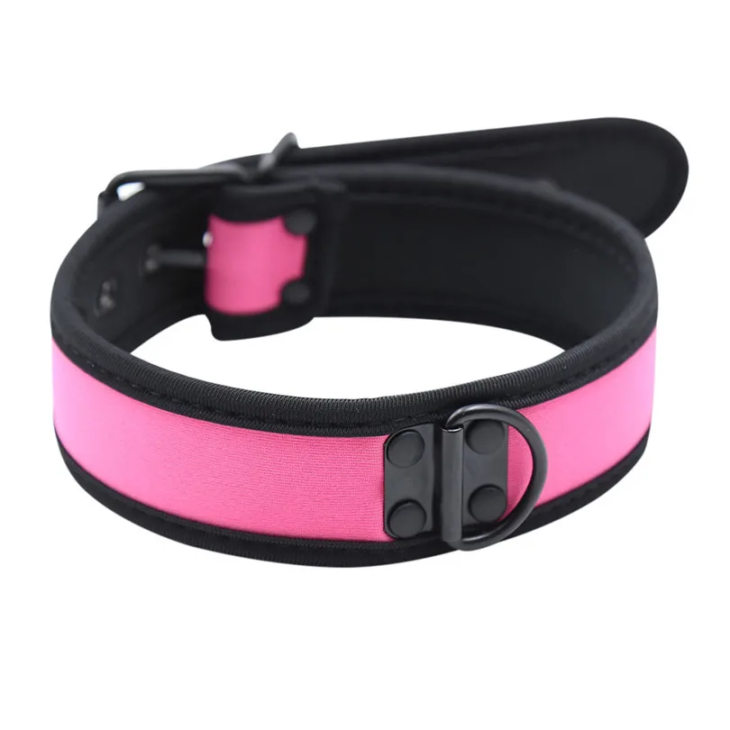 Шейный ошейник для взрослых SM интимные товары разные цвета с прорезиненными
