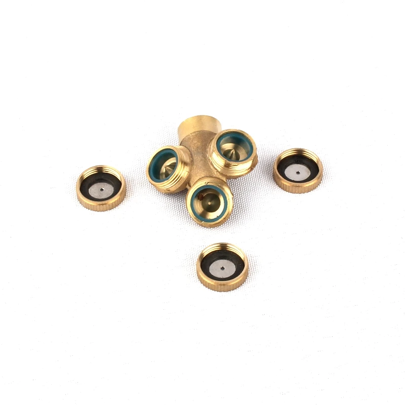 8pcs Green Thumb Brass Sprinkler 1/4 Inch Female Thread Agricultural Misting Spray Nozzle for Home Garden Irrigation | Дом и сад