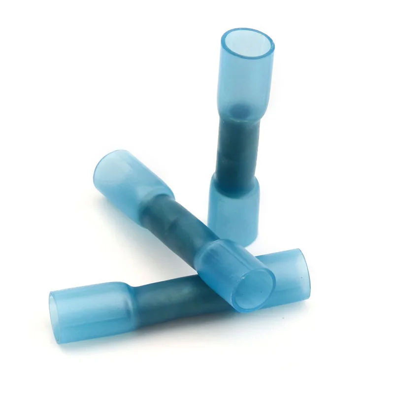 20 шт./компл. синий термоусадочный встык обжимные клеммы Набор для 16 14 AWG