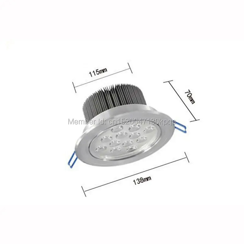 Сверхъяркий потолочный светодиодный светильник 12 Вт с регулируемой яркостью