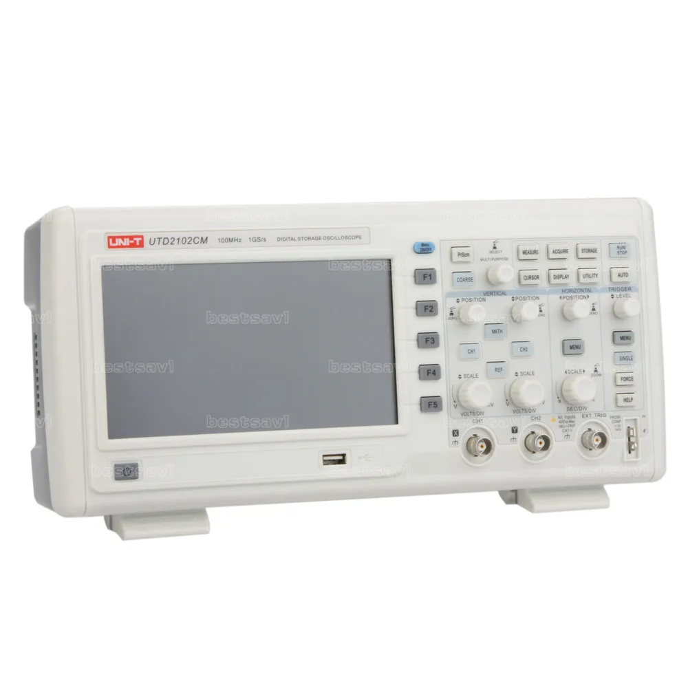 DHL UNI-T utd2102cm 100 мГц 1gs/s цифровой запоминающий Осциллографы DSO 7 &quotTFT ЖК-дисплей