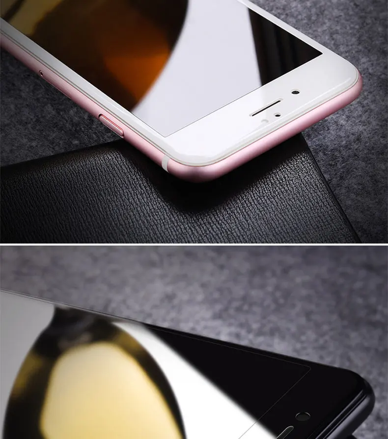 15D закругленные края Полное покрытие экрана протектор стекло на iPhone 7 8 6 6s Plus закаленное стекло для iPhone 6 6s Plus стеклянная пленка