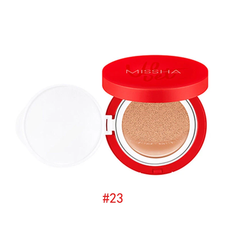 23 MISSHA Бархатная подушка(SPF50+/PA+++) BB крем солнцезащитный воздушная подушка консилер увлажняющий тональный крем отбеливающий макияж - Color: 23