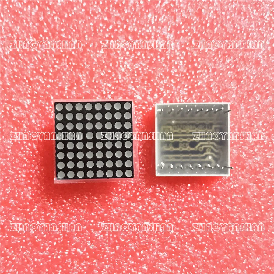 Светодиодный матричный дисплей 8x8 1 9 мм синий общий катодный светодиодный 788AB 10