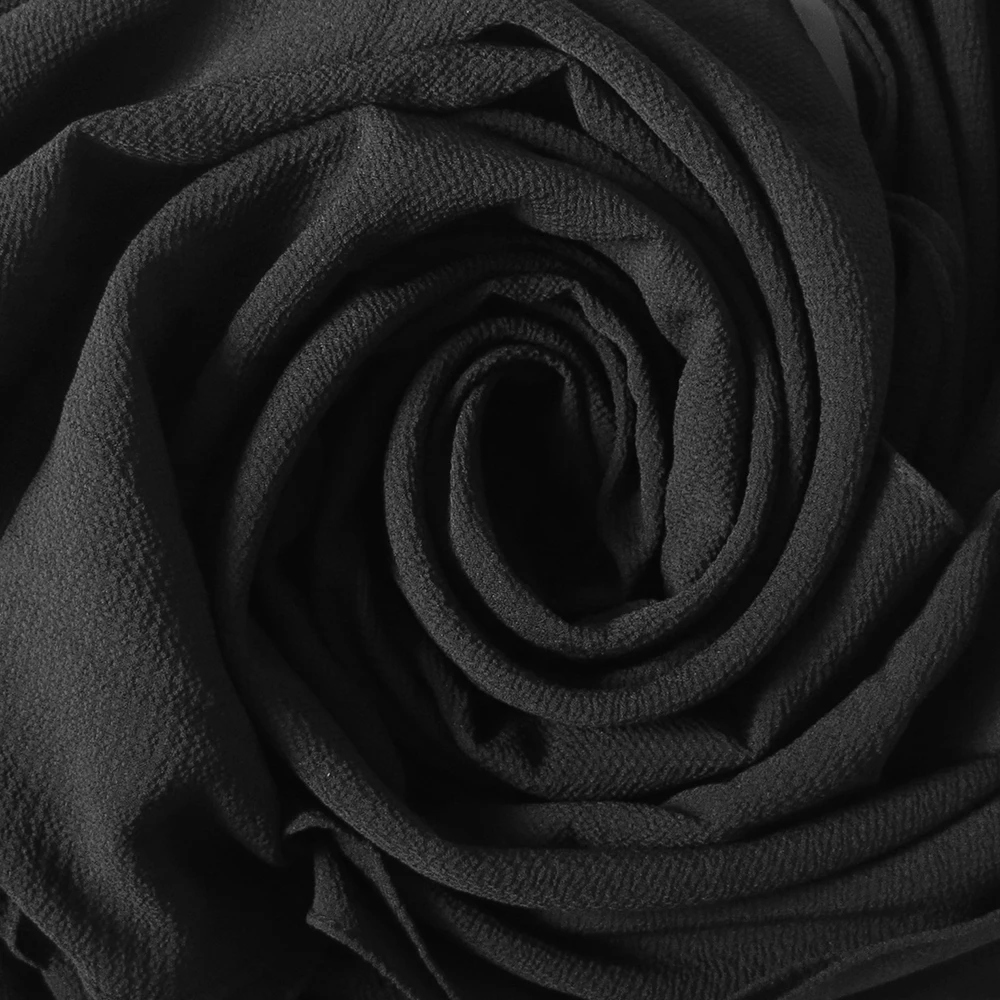 Шифоновый мусульманский тюрбан без прозрачных пузырей однотонный|scarf shawl|scarves