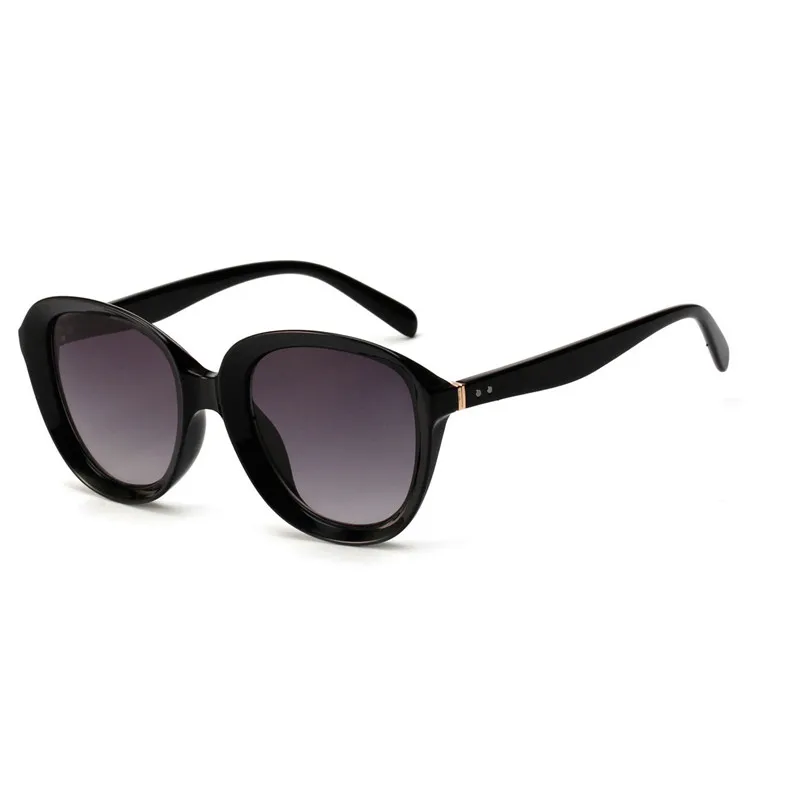 Солнцезащитные очки MINCL женские круглые брендовые солнечные большого размера