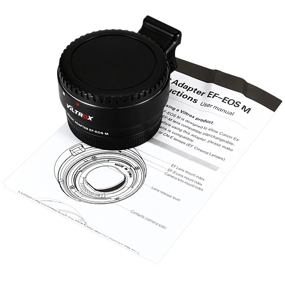 Viltrox EF EOS M AF адаптер для объектива с автофокусом Canon Камера объективов EF|Адаптеры