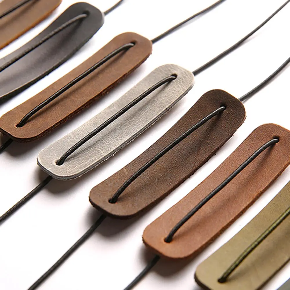 replacement Protective Leather Piece Repair Rubber Band Genuine Leather Notebook Handmade Travel Journal Accessory leather diary