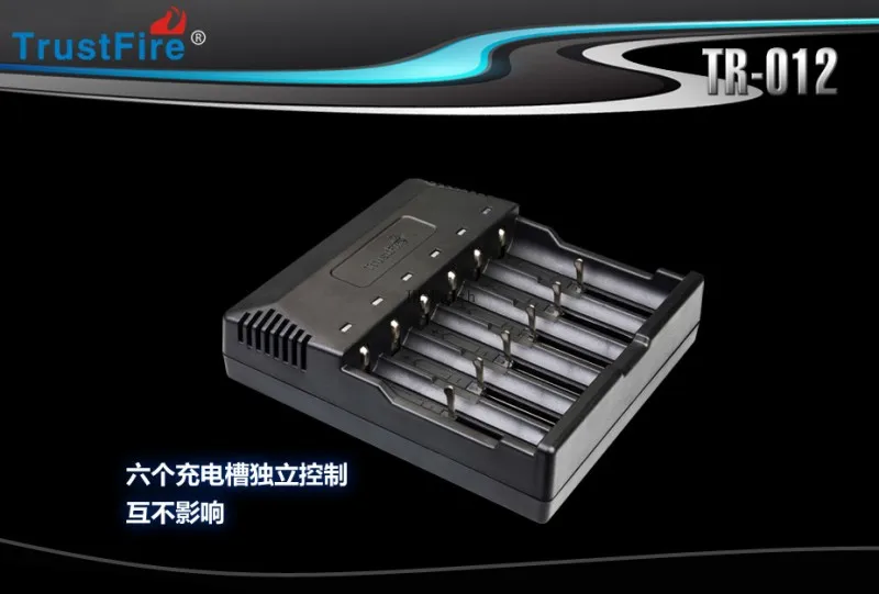 Trustfire быстрое универсальное Цифровое зарядное устройство интеллектуальное с 6
