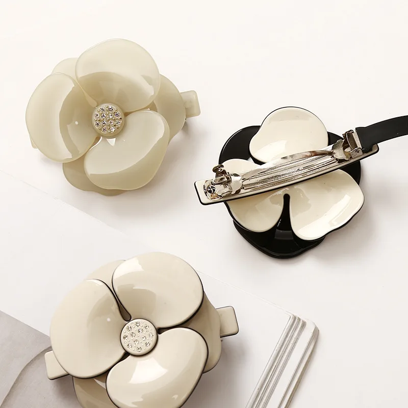 Одежда высшего качества Акриловые Цветок Clip заколки Элегантный Пейсли волос