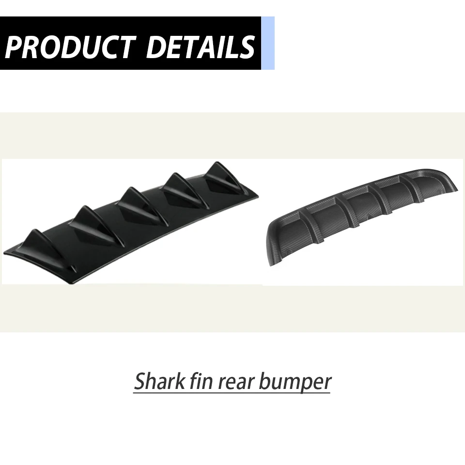 Car-Styling Car Rear Bumper Spoiler Stickers for Ford Focus 2 3 Fiesta Mondeo MK4 Ranger Toyota Corolla chr RAV4 yaris