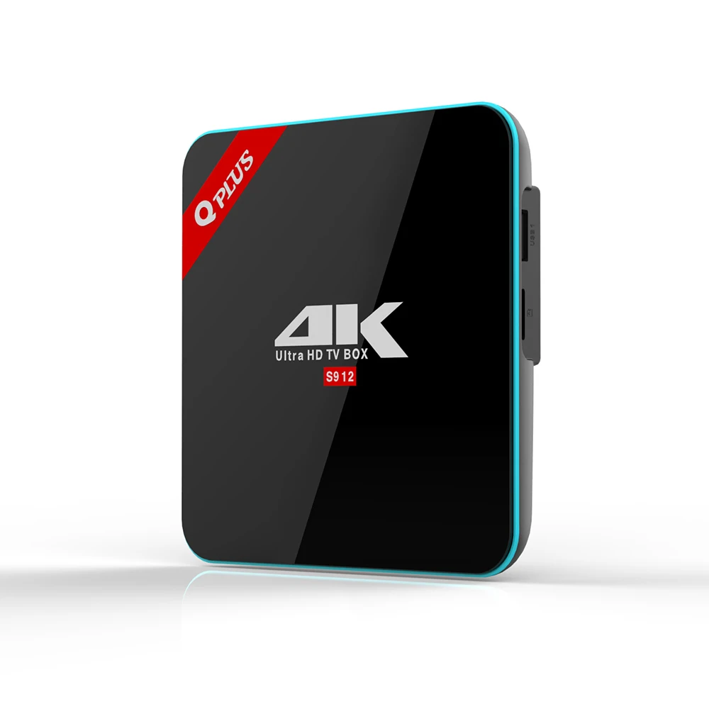 Оригинальный Qplus TV Box 3 Гб RAM 32 ROM 2 4G/5G Dual wifi Amlogic S912 Octa core Android 7 1 4K HD Smart Media Player|smart tv box|tv
