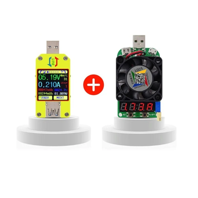 RD UM34C + LD25 Для APP USB 3 0 Тип C DC Вольтметр Амперметр Напряжение измеритель тока заряда