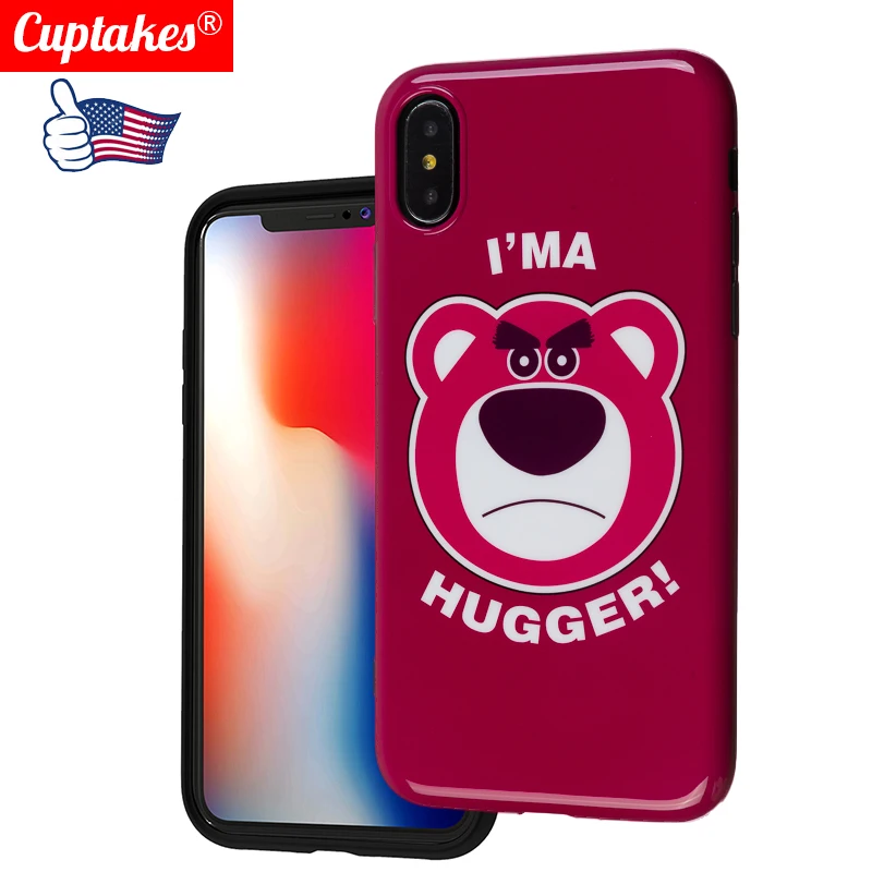 Роскошный фирменный глянцевый мягкий силиконовый чехол для iPhone 7 8 Plus X XS Max XR 6 6S