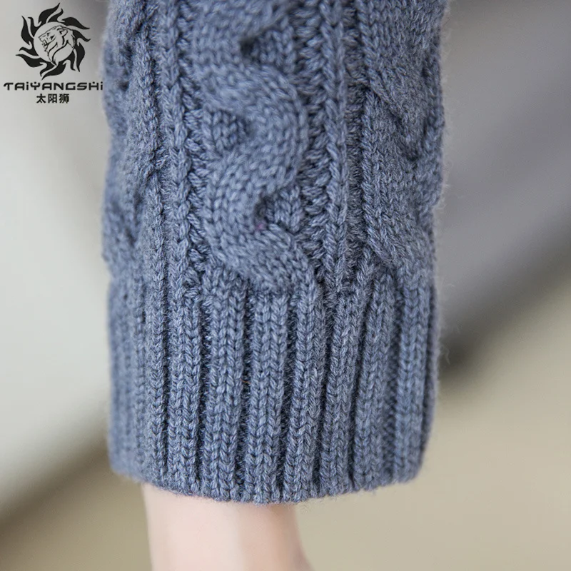 2018 New Autumn Winter Knitted Sweater for Women Short Twisted Cardigan Single Breasted Female Sweaters |