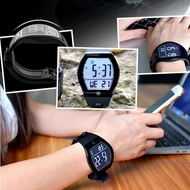 Фитнес Шагомер Bluetooth Смарт E-ink дисплей носимые здоровья на открытом воздухе спортивные часы