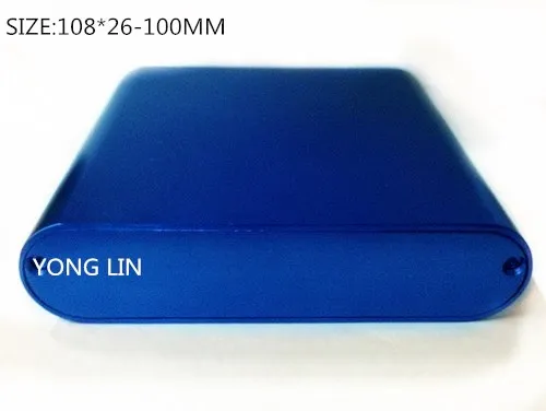 1 шт. алюминиевая коробка 108*26 100 мм/корпус питания DIYMobile/PCB алюминий/корпус