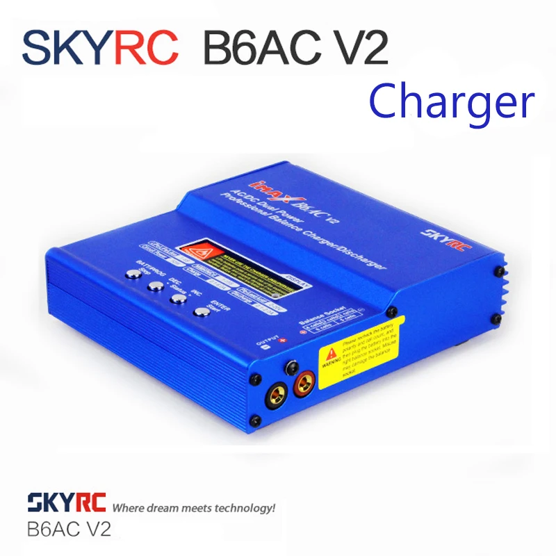 Оригинальное зарядное устройство SKYRC iMAX B6AC V2 50 Вт балансирующее для