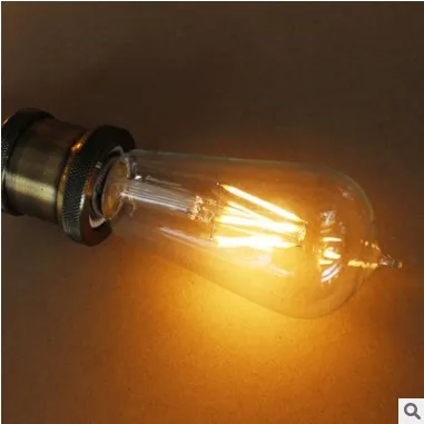 IWHD ST58 4 Вт светодиодный Edison лампа лампада Ретро Винтаж Промышленная|edison bulb|lampada