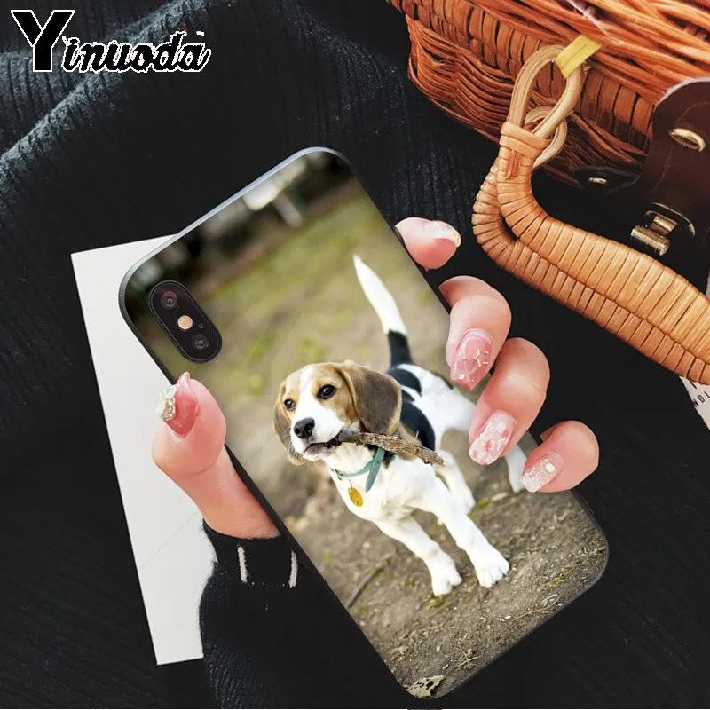 Yinuoda все виды сообщений beagle шаблон ТПУ мягкий чехол для мобильного телефона Apple