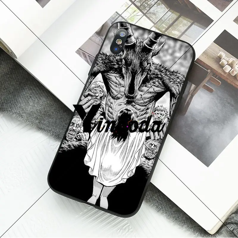 Yinuoda Junji Ito Tees Horror Мягкий силиконовый чехол для телефона из ТПУ iPhone X XS MAX 6 6S 7 7plus 8 8Plus
