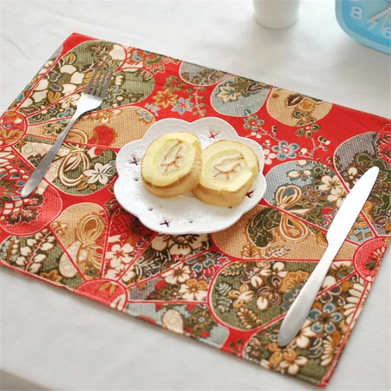 Высокое качество Lotus Placemat чайный коврик скатерти современный новый китайский