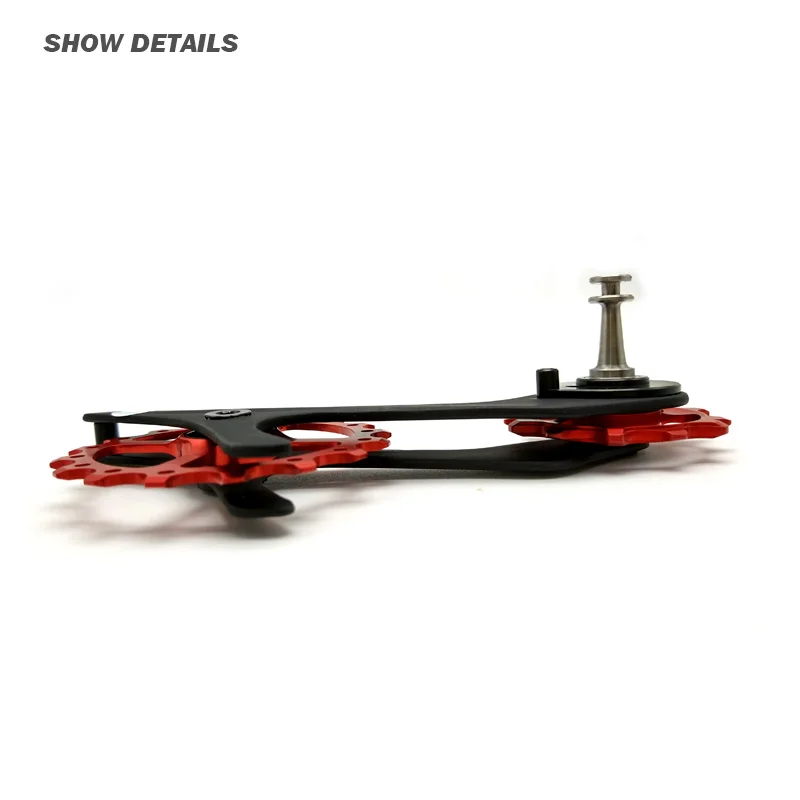 Углеродное волокно велосипед задний переключатель Шкивы керамические