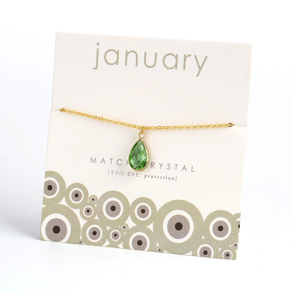 MEIBEADS 12 месяцев разноцветный поздравительной открыткой хрусталя в форме