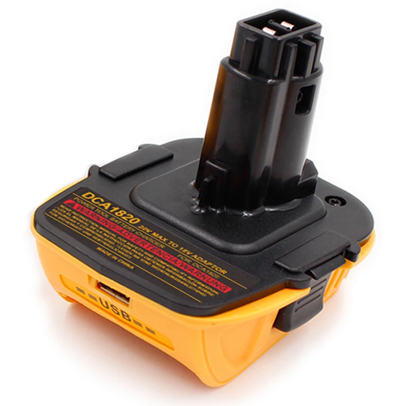 Для Dca1820 20 в 18 Usb адаптер работает с Dewalt Max Xr Dcb200 Dcb201 Dcb203 Dcb203Bt Dcb204 Dcb205 Dcb206 компактные