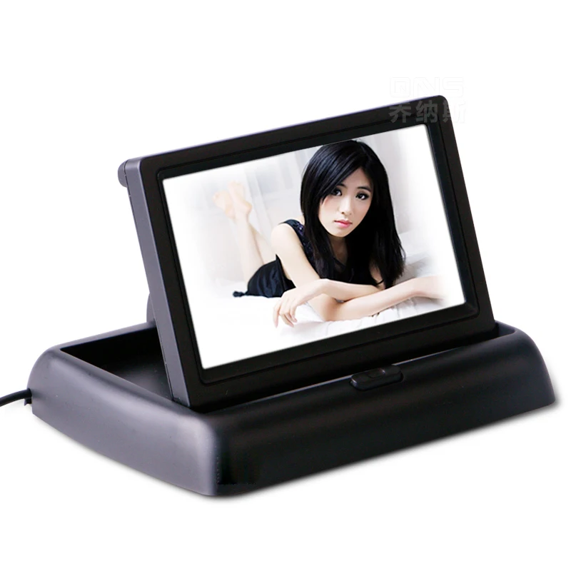 Foldaway 4," 4,3 дюймов TFT ЖК-дисплей монитор Автомобильный dvd-плеер ЖК-монитор цветной автомобильный монитор заднего вида для камеры заднего вида автомобиля