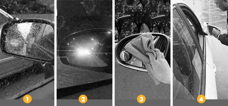 Car Rearview Mirror Protective Film Sticker FOR audi a3 8p mercedes w211 audi a3 8l peugeot toyota avensis peugeot 207 508