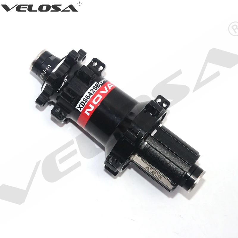 Novatec XDS641SB/XDS642SB AM/ENDURO втулки MTB 641/642 прямые тяговые с ABG антиукусающим кассетным