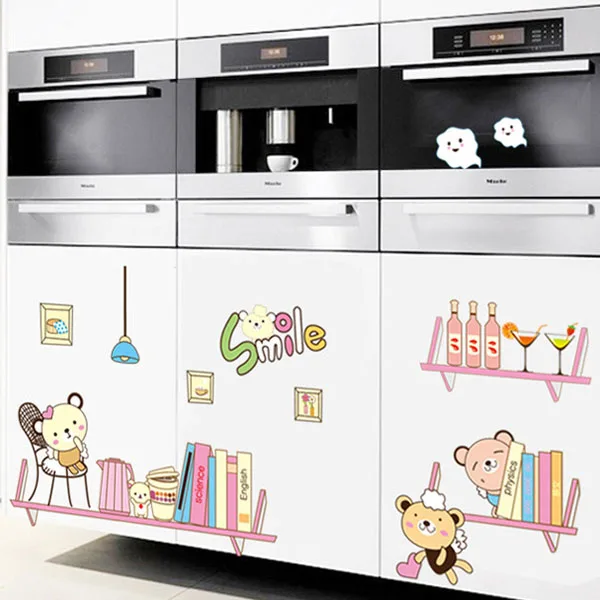 [Fundecor] Винни настенная книжная полка наклейки для детских комнат классная