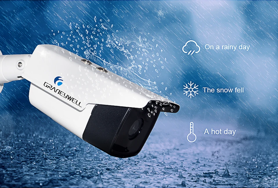 GRANEYWELL Камеры Скрытого видеонаблюдения ИК Ночное видение AHD CCTV 1080 P Камера открытый Водонепроницаемый пуля видео DVR безопасности дома Камера