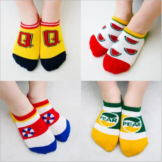 

Children Boat Socks Breathable Invisible Baby Socks 1-12 Year Kid Socks 5 Pairs Per Lot Kids Boys Girls Sock