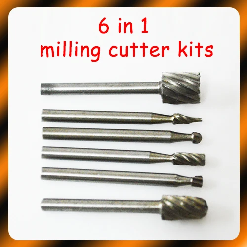 SSOOGTECH 6PCS Dremel Rotary Tool MINI Drill Bits Set for Woodworking Knife Wood Carving Tools Kit Accessories FREE SHIPPING | Инструменты