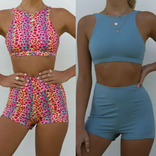 Женский спортивный костюм из 2 предметов: Топ для тренировок и штаны | Женская