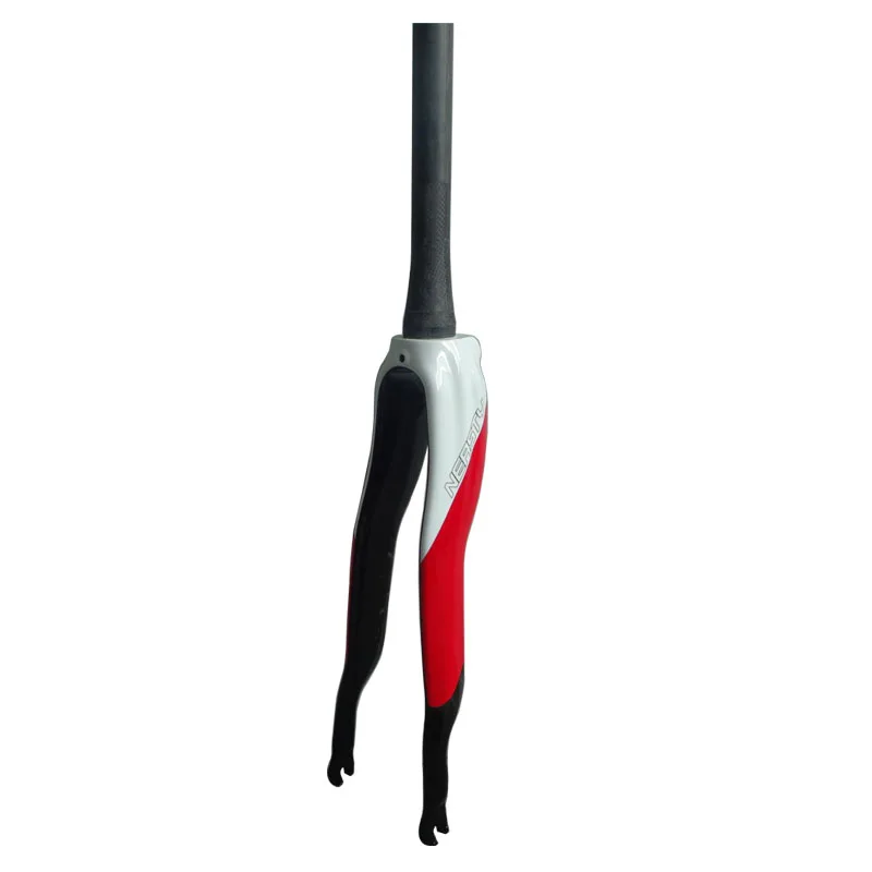 

Colorful 700C Road Bicycle Fork Carbon Racing Front Fork 1 1/2" - 1 1/8" Tapered Fork