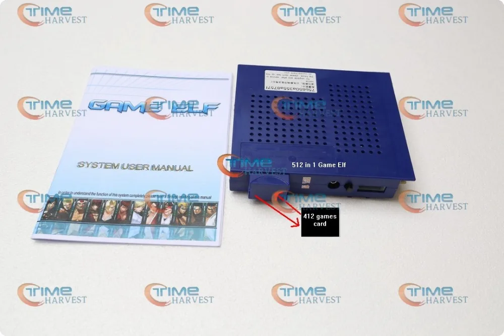 Классическая игра ELF 750 В 1 доска с 412 играми карточка для CGA и LCD VGA горизонтальный