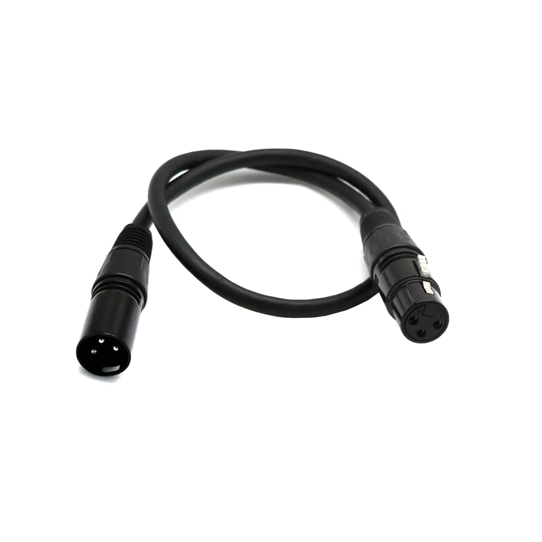 AABB-5 в упаковке 2 фута длина стопы 3 штифта папа-Мама XLR экранированный DMX кабель для