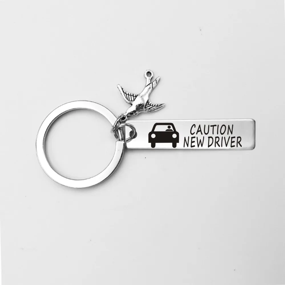 Гравированный Сейф для вождения I Go Where Am Towed брелок птица кулон модный держатель
