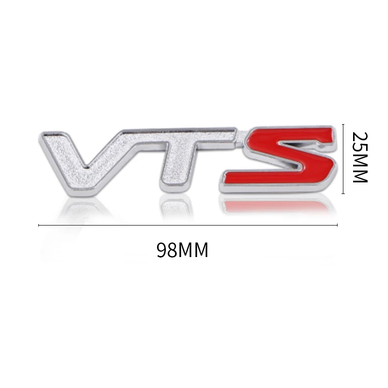 Металлический автомобильный значок 3D V T S VTS эмблема наклейка с логотипом для Citroen