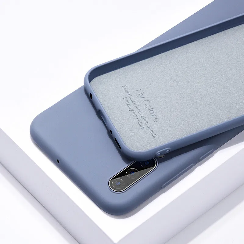 Чехол для Huawei P30 Pro из жидкого силиконового каучука на мягкой обложке P 30 Lite Nova 4e Explorer Phone Cases Coque on.