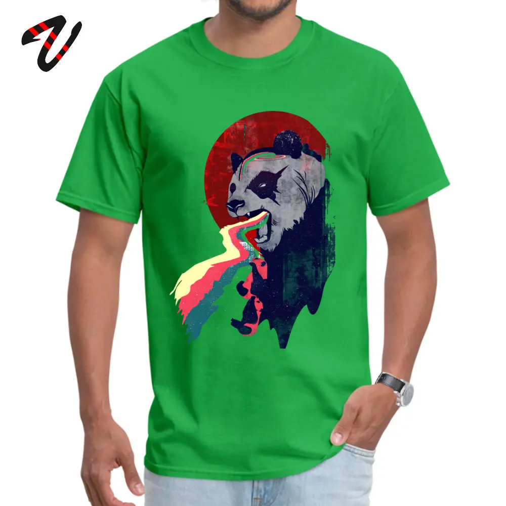 Летние футболки с круглым вырезом Angry Rainbow Panda Wolf мужские топы и на заказ Imagine Dragons