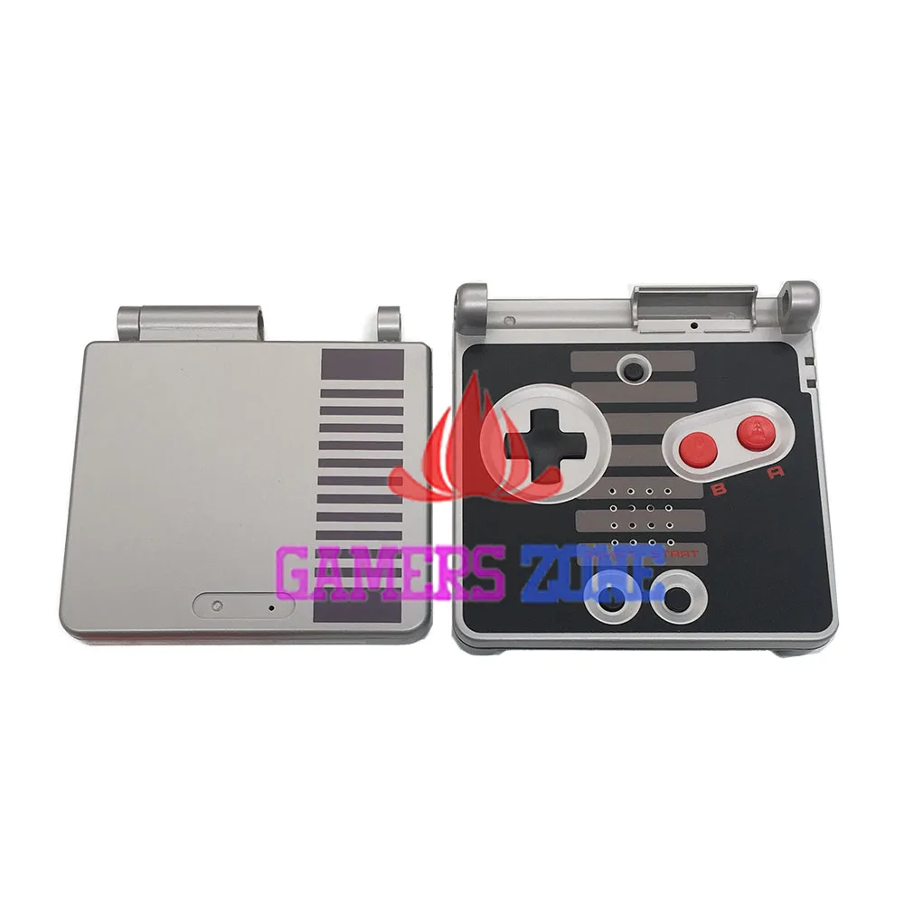 Для ограниченной серии полный корпус Оболочка Чехол Замена для nintendo Gameboy Advance GBA SP чехол - Цвет: Grey For Nes