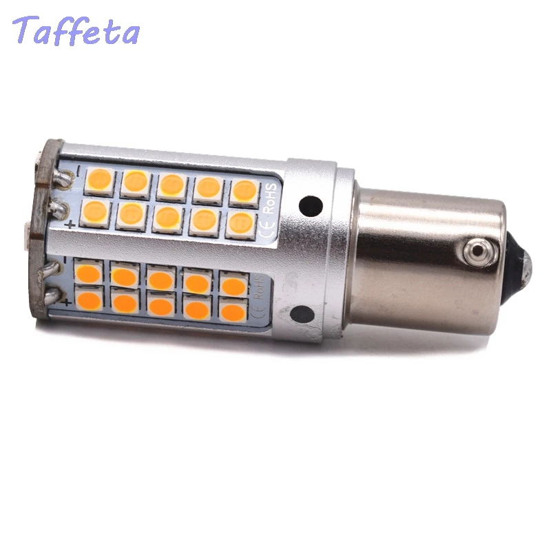 2 шт. хвост светильник 1156 BA15S P21W BAU15S 3030 55SMD 45 Вт Поворотная сигнальная лампа для